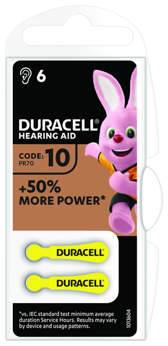 Battery zinc air DURACELL ZA10 6 pcs.
