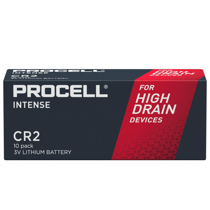 Lithium industrial battery CR2 3V 10 pcs. in a package PROCELL INTENSE DURACELL /price for 10 pcs. batteries/