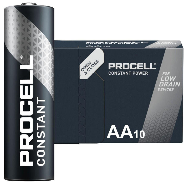 Alkaline battery LR6 1.5V AA 10pk pack CONSTANT MN1500 PROCELL