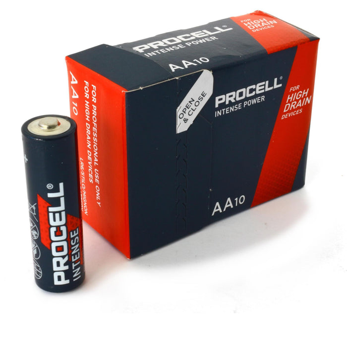 Alkaline battery LR6 1.5V AA 10pk pack INTENSE MX1500 PROCELL