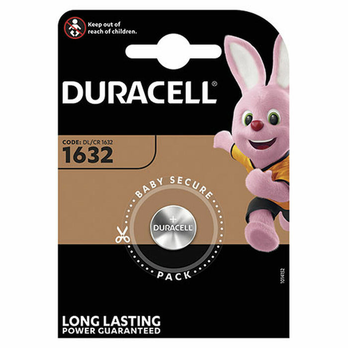 Button battery DURACELL CR-1632, 3V, Lithium