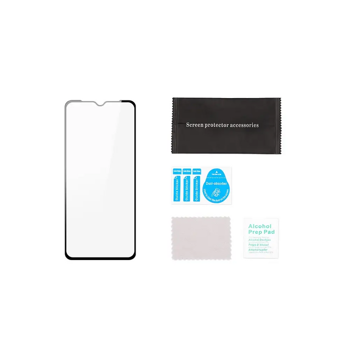 Dux Ducis 9D Tempered Glass 9H Durable Full Screen Tempered Glass with Realme C31 frame black (case friendly) - Cell