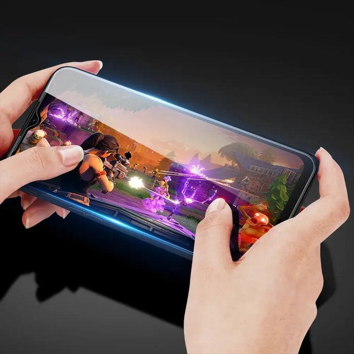 Dux Ducis 9D Tempered Glass full screen 9H tempered glass with frame Realme C35 black (case friendly) - Cell phone