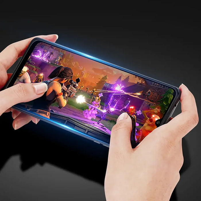 Dux Ducis 9D Tempered Glass Screen Protector for Xiaomi Poco C40 9H with Black Frame - Cell phone tempered