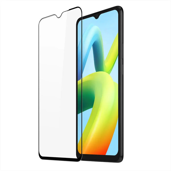 Dux Ducis 9D Tempered Glass Screen Protector for Xiaomi Redmi A2 / Redmi A1 9H with Black Frame - Cell phone tempered