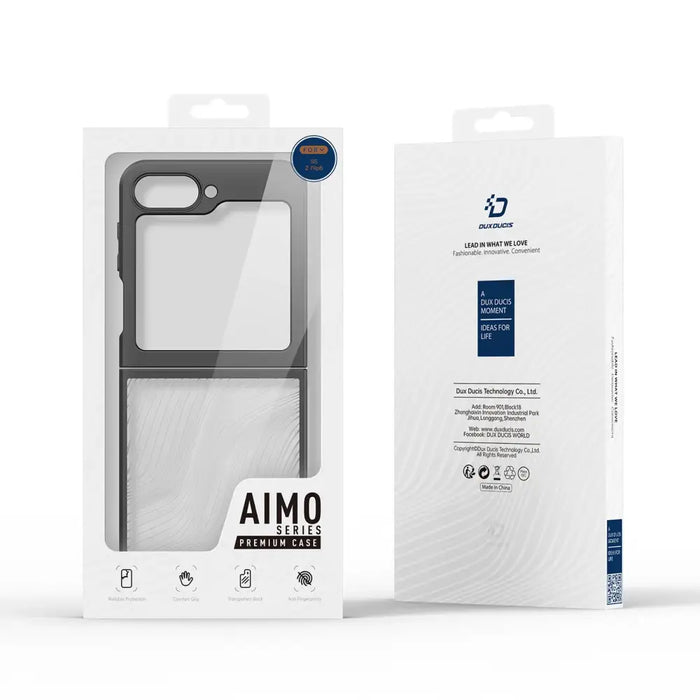 Dux Ducis Aimo case for Samsung Galaxy Z Flip 6 - black - Cell phone cases and covers<<<HurtelXML