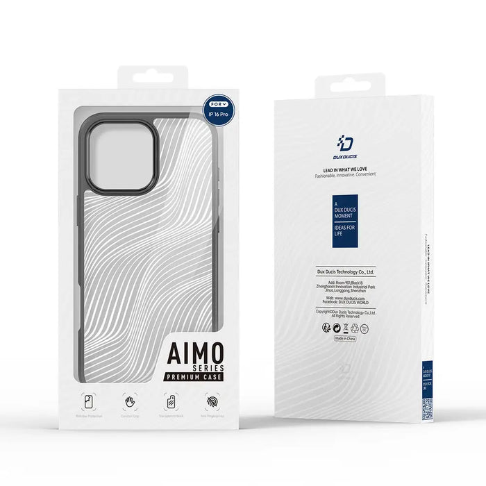 Dux Ducis Aimo iPhone 16 Pro Case - Black - Cell phone cases and covers<<<HurtelXML