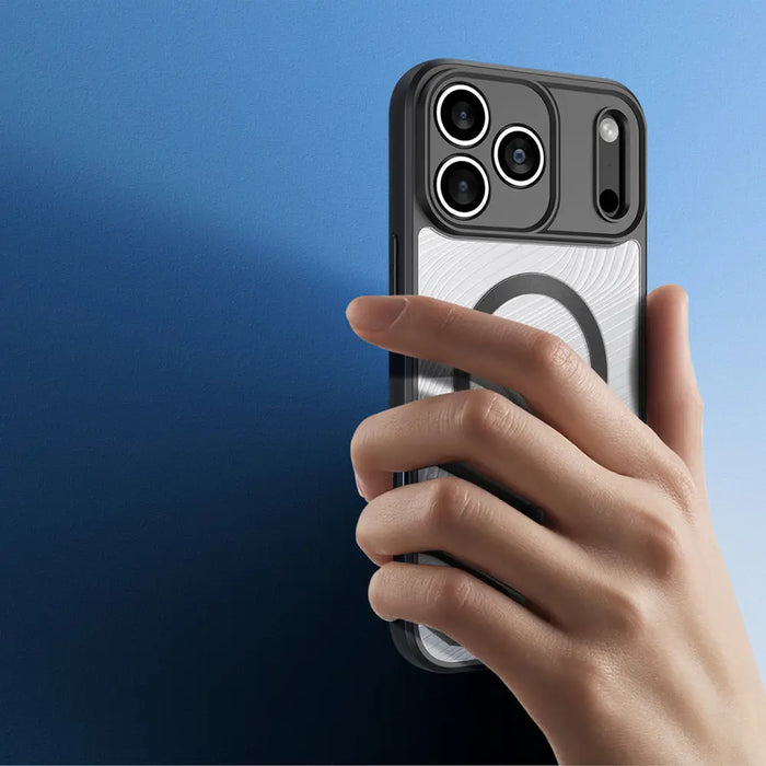 Dux Ducis AIMO Mag Case for iPhone 17 Pro Max Compatible with MagSafe - Black - Cell phone cases and covers<<<HurtelXML