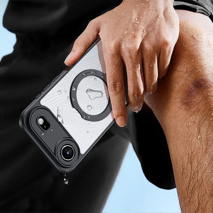 Dux Ducis Aimo Mag Case with Magnetic Ring and Stand for iPhone 17 Air – Black - Cell phone cases and covers<<<HurtelXML