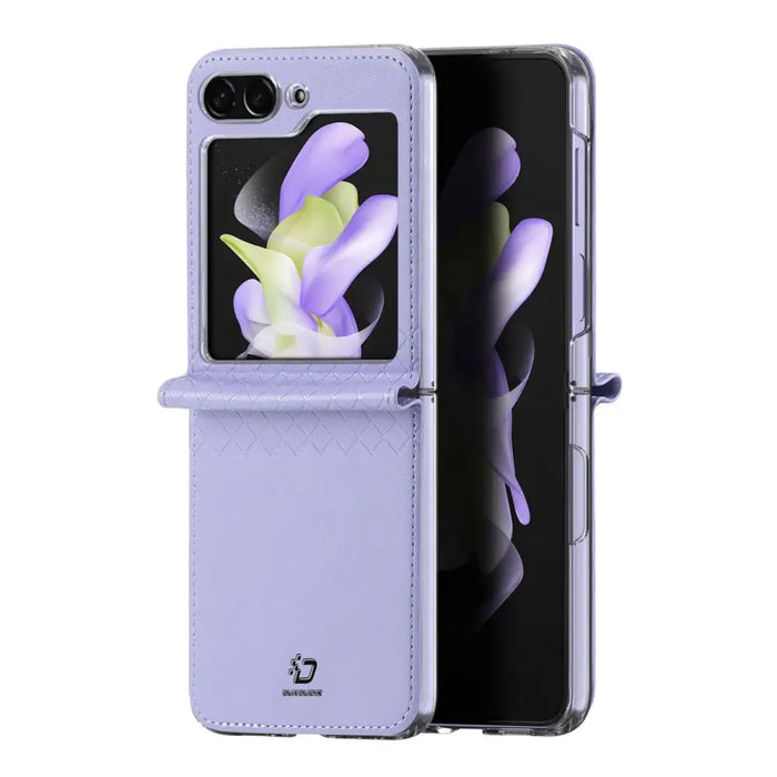 Dux Ducis Bril leather case for Samsung Galaxy Z Flip 5 5G - purple - Cell phone cases and covers<<<HurtelXML