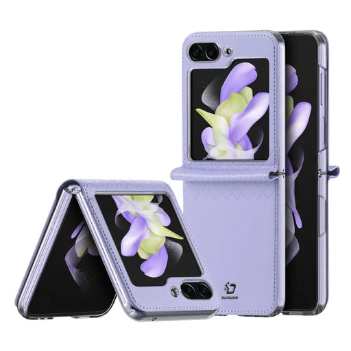 Dux Ducis Bril leather case for Samsung Galaxy Z Flip 5 5G - purple - Cell phone cases and covers<<<HurtelXML