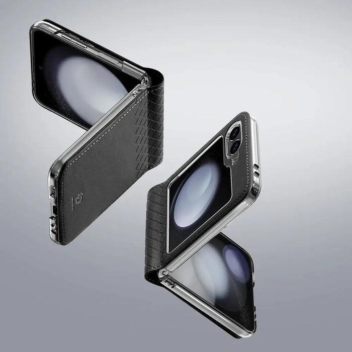 Dux Ducis Brill leather case for Samsung Galaxy Z Flip 6 - black - Cell phone cases and covers<<<HurtelXML