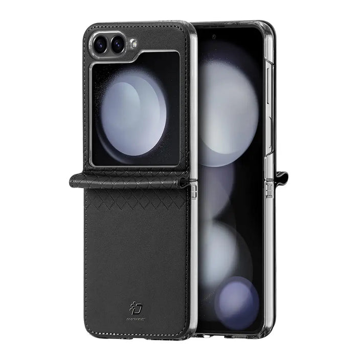 Dux Ducis Brill leather case for Samsung Galaxy Z Flip 6 - black - Cell phone cases and covers<<<HurtelXML