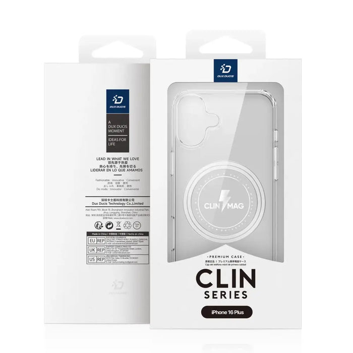 Dux Ducis Clin Mag case with MagSafe for iPhone 16 Plus - transparent - Cell phone cases and covers<<<HurtelXML