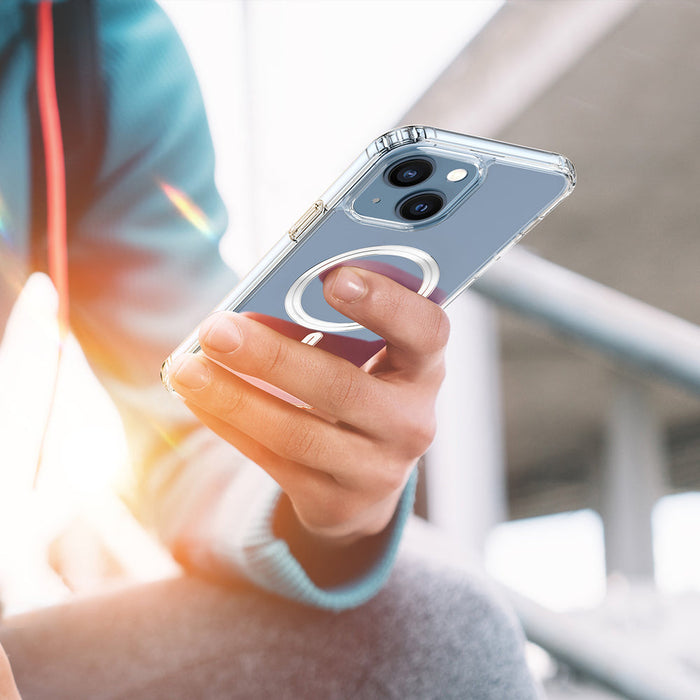 Dux Ducis Clin magnetic case for iPhone 14 Plus compatible with MagSafe transparent - Cell phone cases