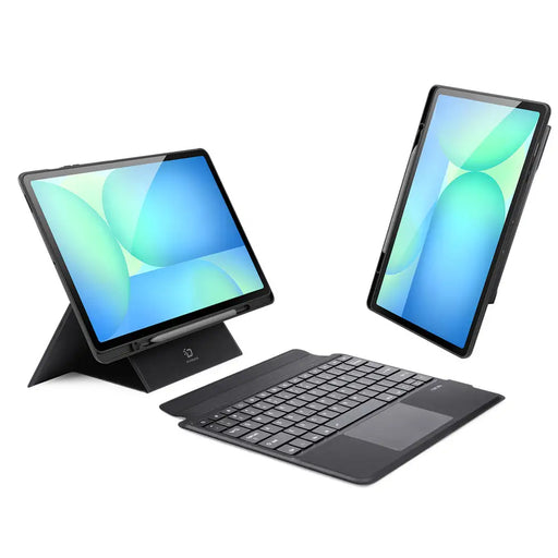 Dux Ducis (DK series) Keyboard Case for Samsung Tab S10 FE+ (Plus) - Black - Cell phone cases and covers<<<HurtelXML
