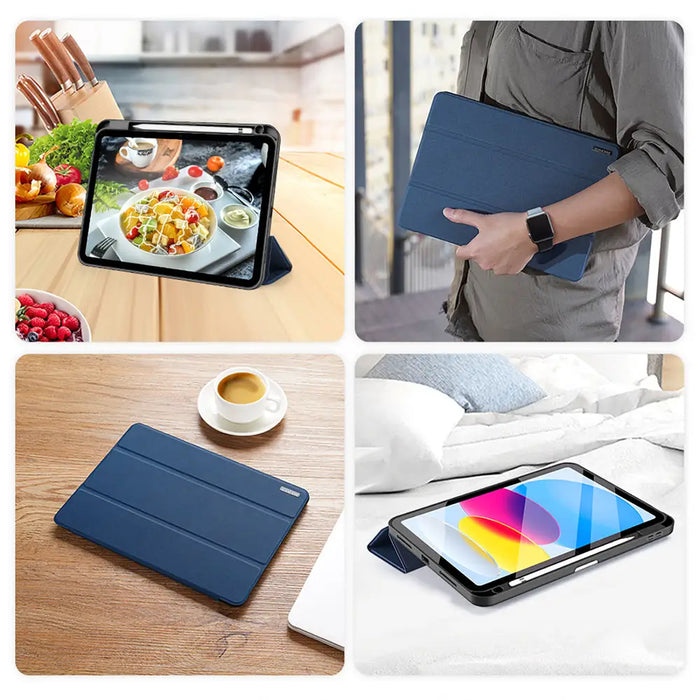 Dux Ducis Domo case iPad 10.9’’ 2022 (10th generation) smart cover stand blue - Cell phone cases and covers<<<HurtelXML