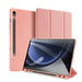 Dux Ducis Domo eco-leather case with stand for Samsung Tab S9 FE+ - pink - Cell phone cases and covers<<<HurtelXML