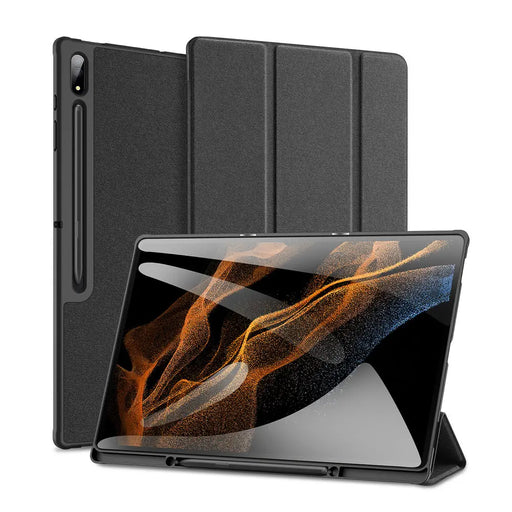 Dux Ducis Domo foldable cover for tablet with Smart Sleep function Samsung Galaxy Tab S8/S9 Ultra stand black - Cell