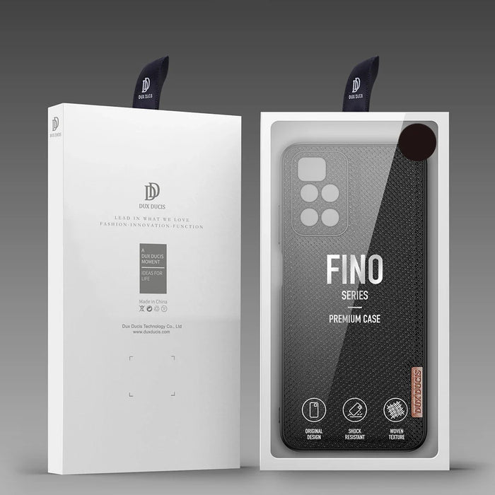 Dux Ducis Fino case cover covered with nylon material Xiaomi Redmi 10 blue - Cell phone cases and covers<<<HurtelXML