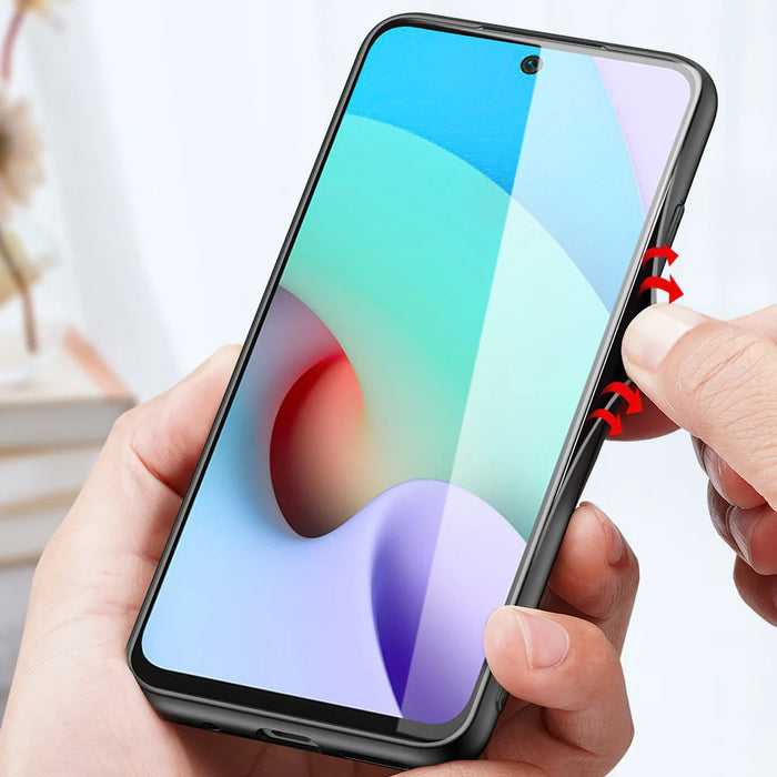 Dux Ducis Fino case cover covered with nylon material Xiaomi Redmi 10 blue - Cell phone cases and covers<<<HurtelXML