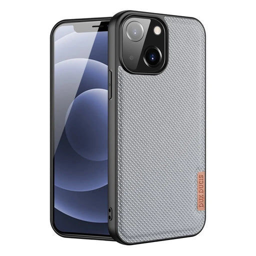 Dux Ducis Fino case covered with nylon material for iPhone 13 mini gray - Cell phone cases and covers<<<HurtelXML