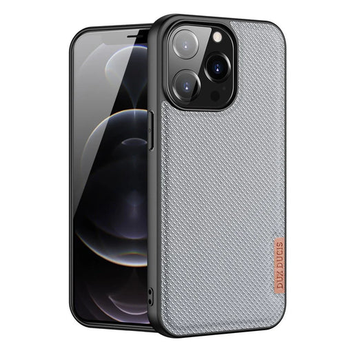 Dux Ducis Fino case covered with nylon material for iPhone 13 Pro gray - Cell phone cases and covers<<<HurtelXML