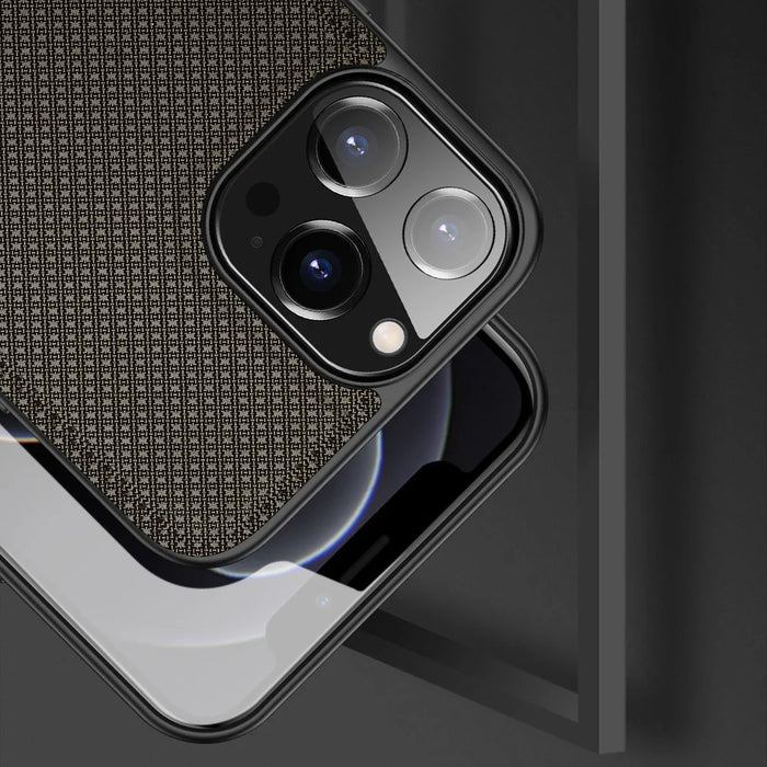 Dux Ducis Fino case covered with nylon material for iPhone 13 Pro Max green - Cell phone cases and covers<<<HurtelXML