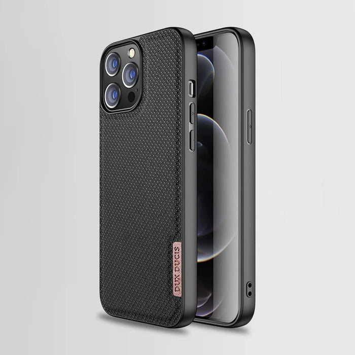 Dux Ducis Fino case covered with nylon material for iPhone 13 Pro Max green - Cell phone cases and covers<<<HurtelXML