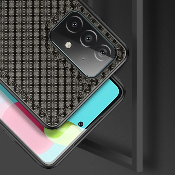 Dux Ducis Fino case covered with nylon material for Samsung Galaxy A72 4G green - Cell phone cases