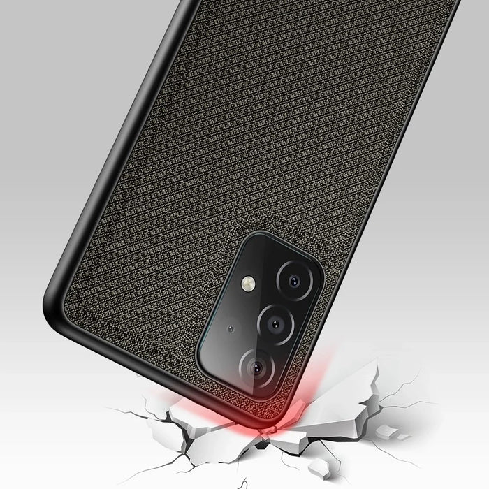 Dux Ducis Fino case covered with nylon material for Samsung Galaxy A72 4G green - Cell phone cases