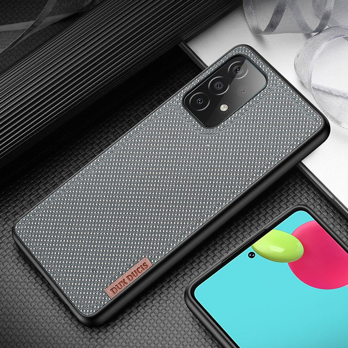 Dux Ducis Fino case covered with nylon material for Samsung Galaxy A72 4G gray - Cell phone cases and covers<<<HurtelXML