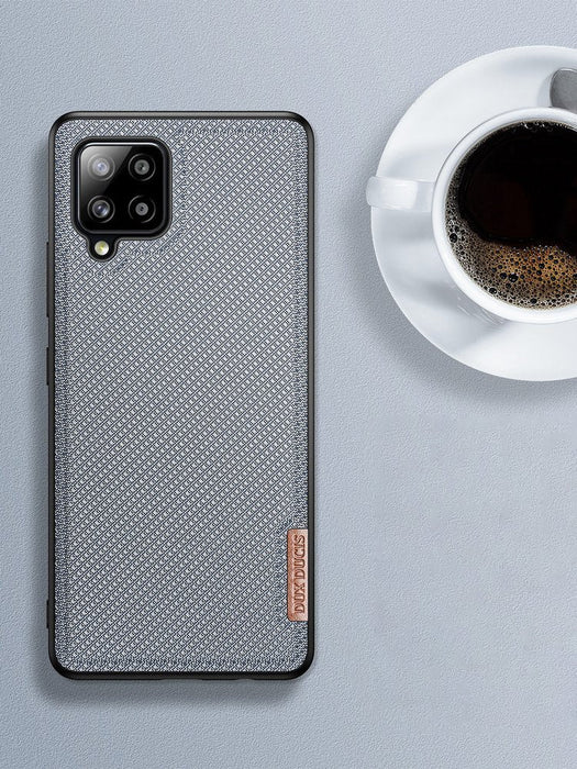 Dux Ducis Fino case covered with nylon material for Samsung Galaxy A42 5G black - Cell phone cases