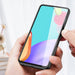 Dux Ducis Fino case covered with nylon material for Samsung Galaxy A72 4G green - Cell phone cases