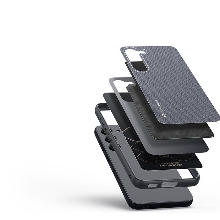 Dux Ducis Fino case Samsung Galaxy S23+ cover with silicone frame gray - Cell phone cases and covers<<<HurtelXML