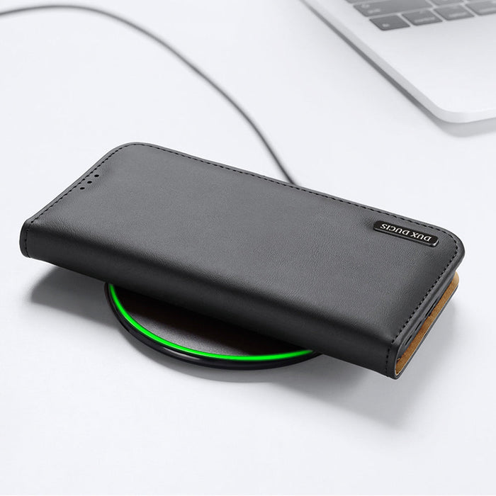 Dux Ducis Hivo case Samsung Galaxy S23+ flip cover wallet stand RFID blocking brown - Cell phone cases