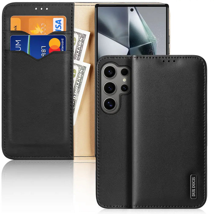 Dux Ducis Hivo case with flap and RFID blocking for Samsung S24 Galaxy Ultra - black - Cell phone cases