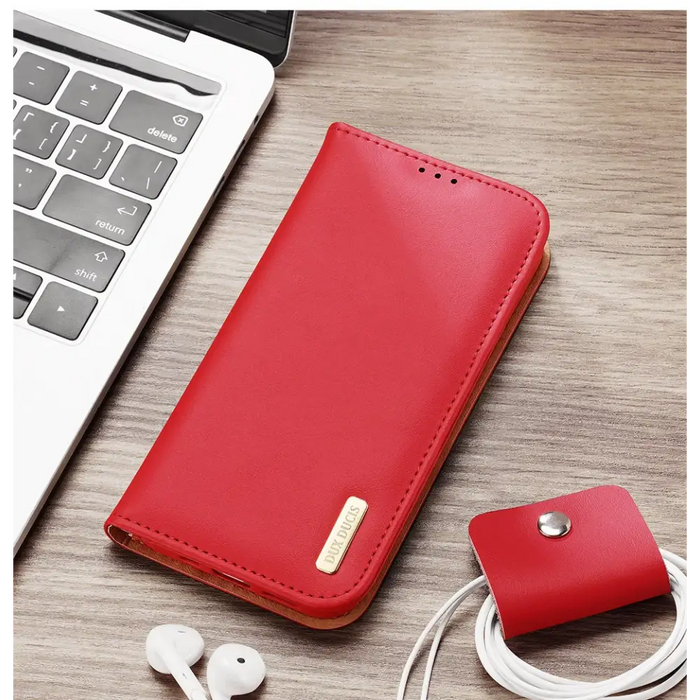 Dux Ducis Hivo iPhone 15 Plus wallet case with RFID blocking - brown - Cell phone cases and covers<<<HurtelXML