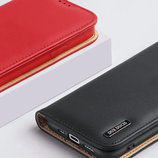 Dux Ducis Hivo iPhone 15 Plus wallet case with RFID blocking - brown - Cell phone cases and covers<<<HurtelXML