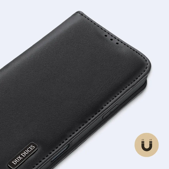Dux Ducis Hivo iPhone 16 Case with Flip and RFID Protection - Black - Cell phone cases and covers<<<HurtelXML