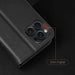 Dux Ducis Hivo iPhone 16 Pro Case with Flip and RFID Protection - Black - Cell phone cases and covers<<<HurtelXML