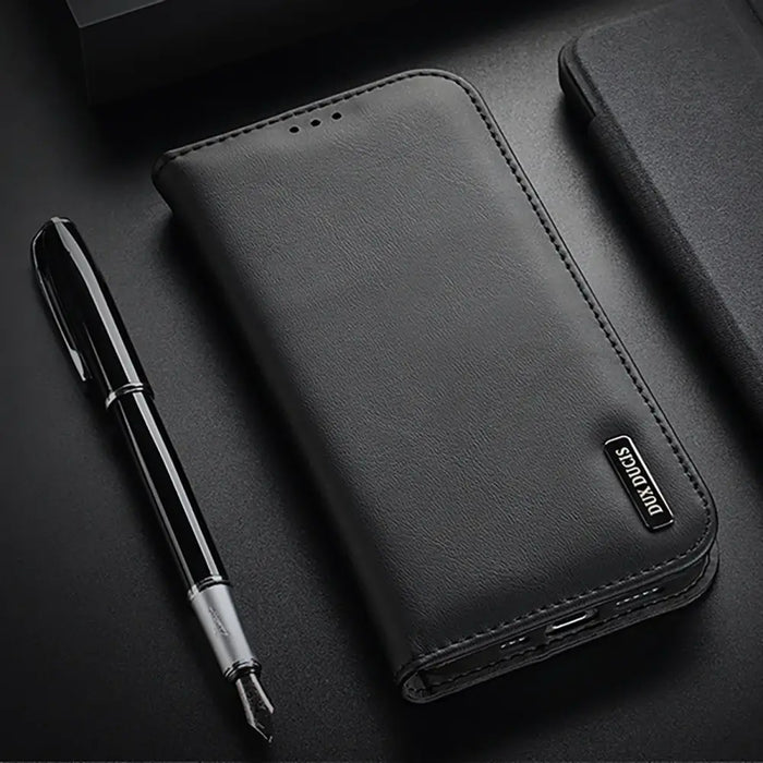 Dux Ducis Hivo iPhone 16 Pro Max Case with Flip and RFID Protection - Black - Cell phone cases and covers<<<HurtelXML