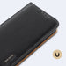 Dux Ducis Hivo Leather Flip Cover Genuine Leather Wallet for Cards and Documents iPhone 14 Pro Max Black - Cell phone