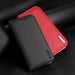 Dux Ducis Hivo Leather Flip Cover Genuine Leather Wallet for Cards and Documents iPhone 14 Plus Red - Cell phone cases