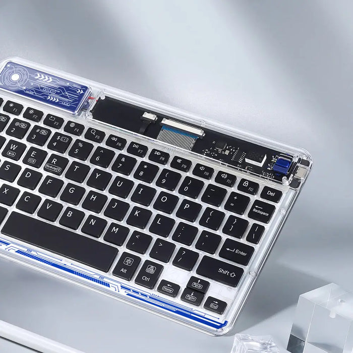 Dux Ducis Keyboard (CK Series) Wireless for Laptop / Tablet / Phone - Transparent - Cell phone cases