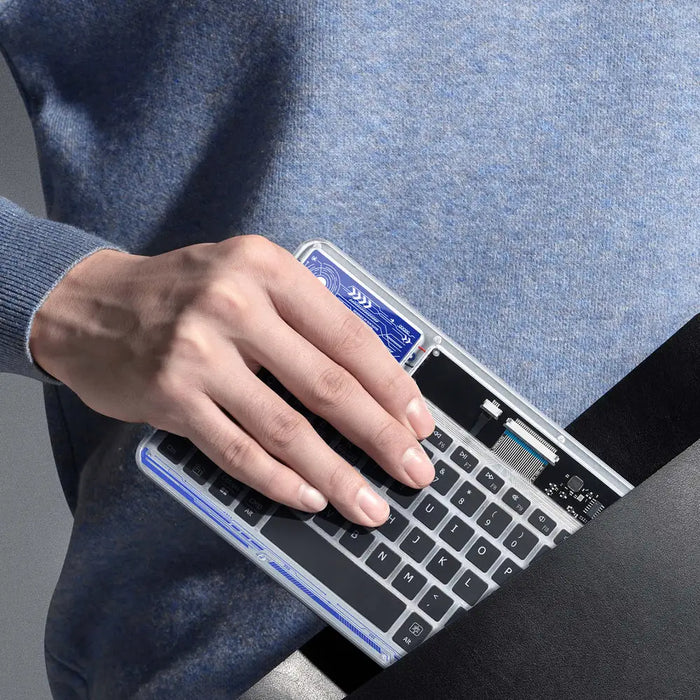 Dux Ducis Keyboard (CK Series) Wireless for Laptop / Tablet / Phone - Transparent - Cell phone cases