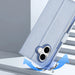 Dux Ducis Lawa iPhone 16 Leather Case with Detachable Magnetic Wallet - Blue - Cell phone cases and covers<<<HurtelXML