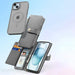 Dux Ducis Lawa Leather Case for iPhone 15 - Gray - Cell phone cases and covers<<<HurtelXML