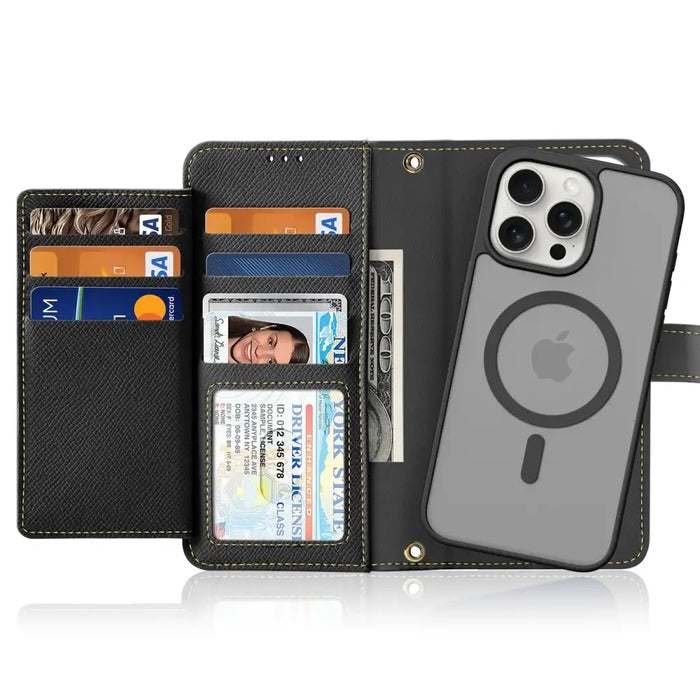 Dux Ducis Lawa Leather Case for iPhone 15 Pro - Black - Cell phone cases and covers<<<HurtelXML