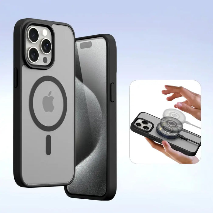 Dux Ducis Lawa Leather Case for iPhone 15 Pro - Black - Cell phone cases and covers<<<HurtelXML